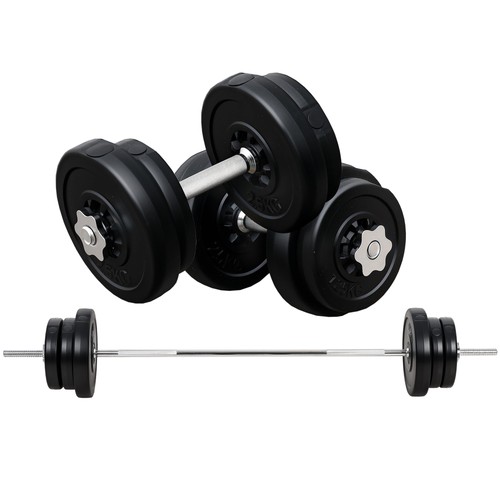 Homcom set bilanciere dischi - bilanciere, e